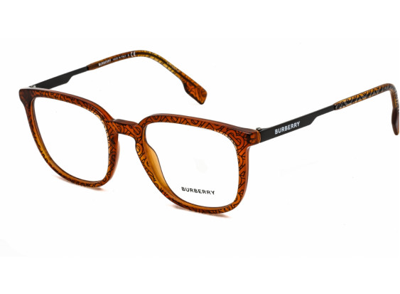 Burberry BE2307 3823 Top Black on Light Havana 52mm