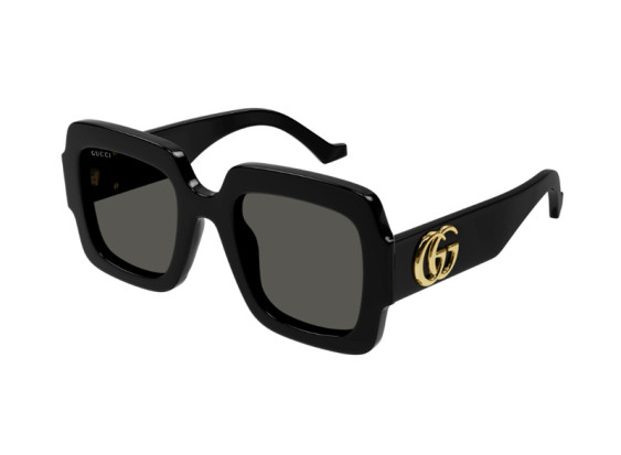 Gucci GG1547S 001 Shiny Black/Grey