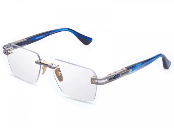 Dita META-EVO-RX-DTX-154-02A  Antique Silver - Blue Swirl