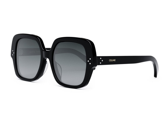 Celine CL40241F 01B Shiny Black/Smoke Gradient