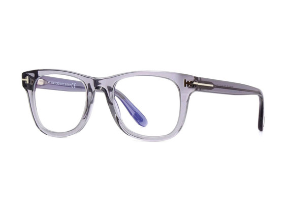 Tom Ford FT5820-B 020 Transparent Grey/Clear Blue Light Block 50mm