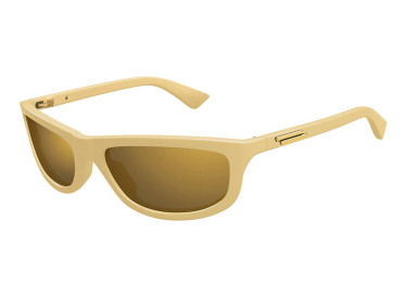Bottega Veneta BV1327S 004 Pale Yellow/Brown with Bronze Mirror
