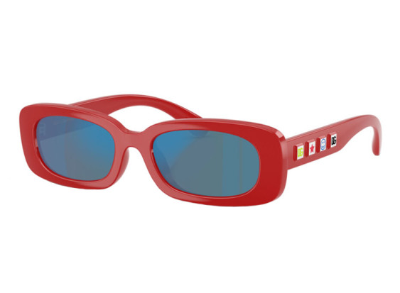 Dolce & Gabbana DX6006U 308825 Red/Dark Grey Mirror Blue