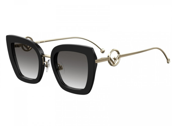 Fendi FF0408/S 8079O Black Gold/Grey