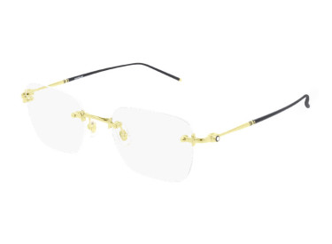 Montblanc MB0130O 002 Gold 53mm