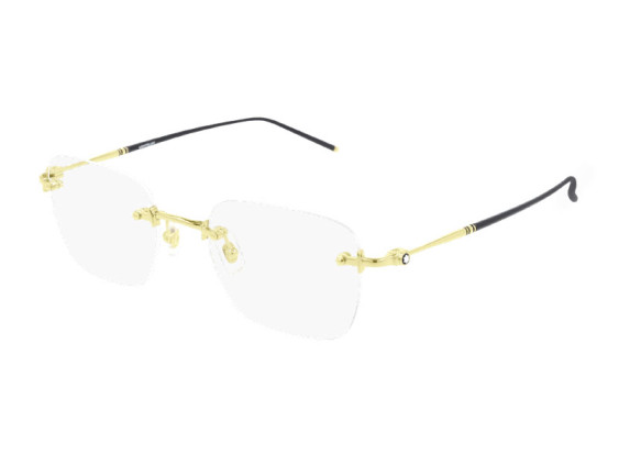 Montblanc MB0130O 002 Gold 53mm