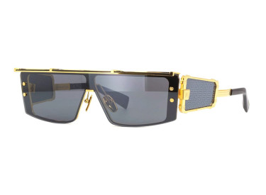 Balmain WONDER BOY III BPS-127A Gold/Black/Dark Grey Black Flash Mirror AR