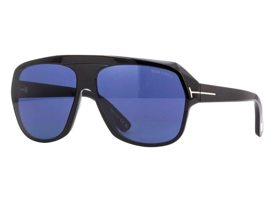 Tom Ford FT0908 01V Shiny Black/Blue